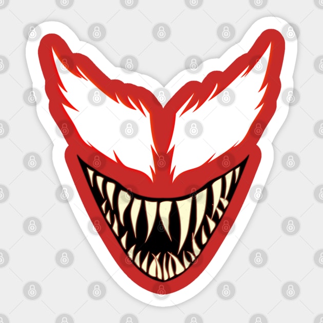 Forget symbiote. There is only Carnage Sticker by balmut